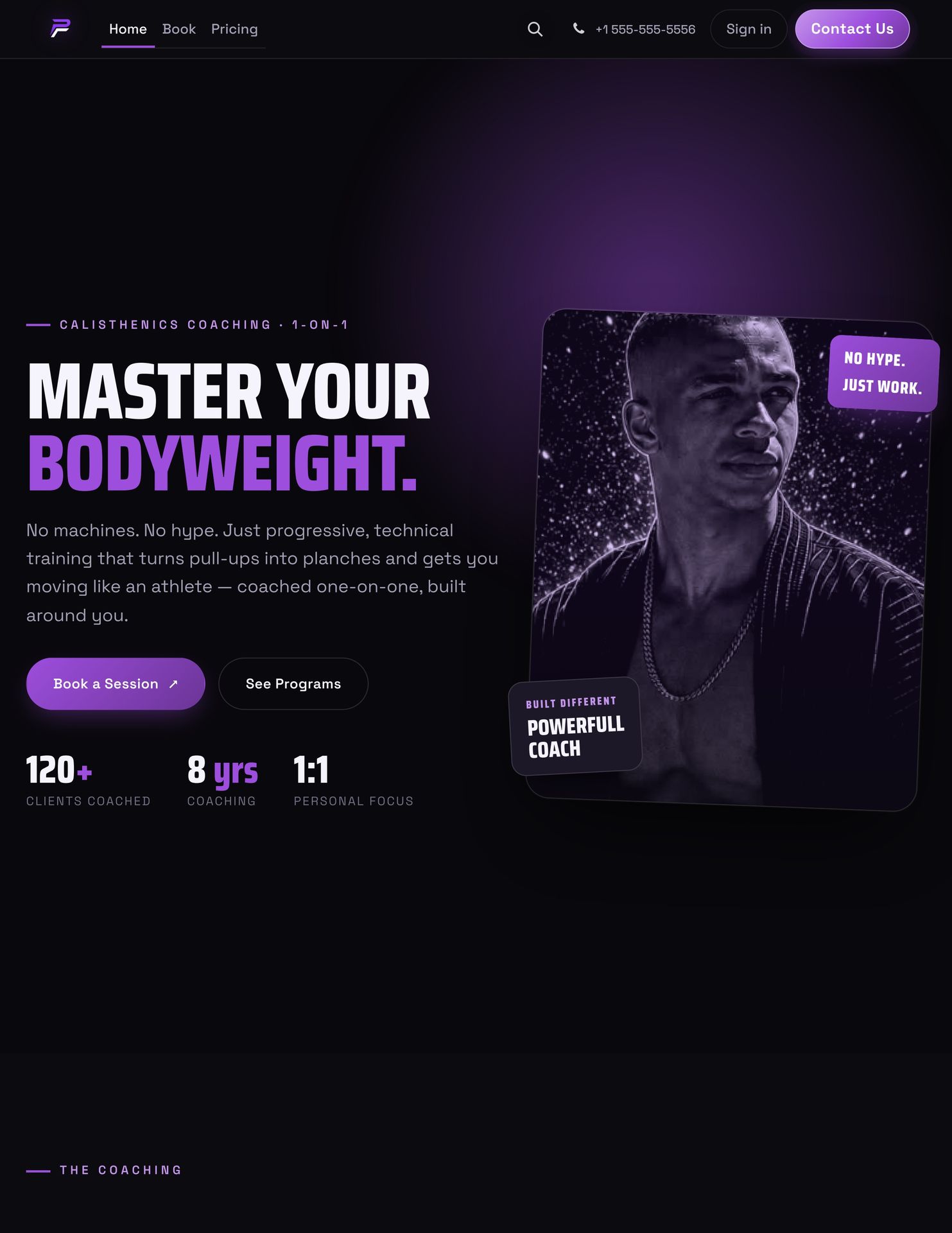 Powerful.Coach — coaching website